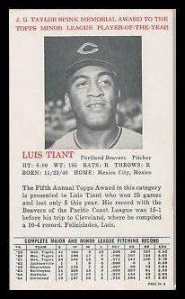 1964 Topps Rookie All Star Tiant